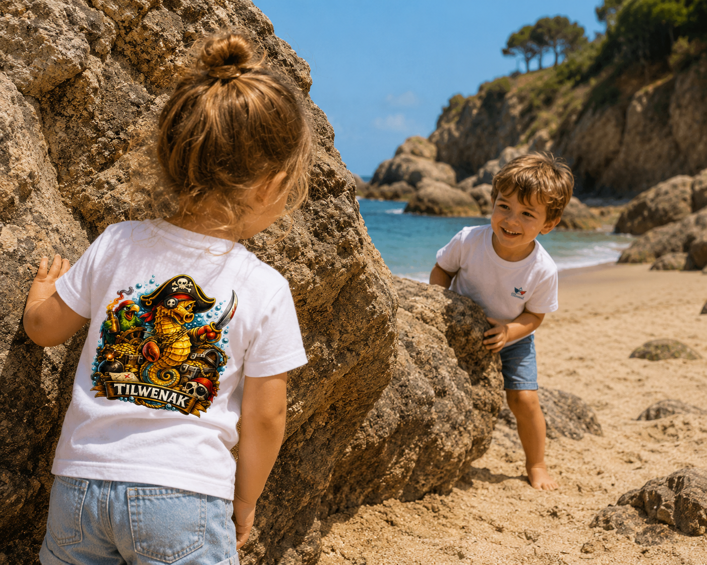 T-shirt enfant en coton bioTilwenak