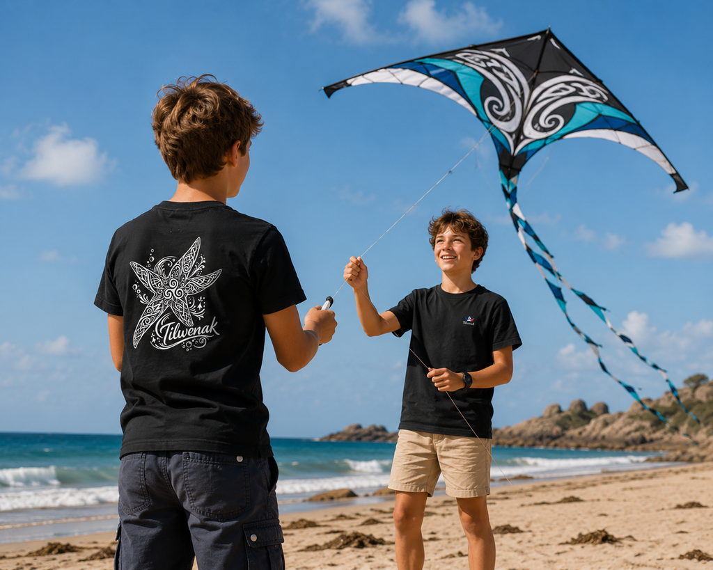 T-shirt enfant en coton bio  Tilwenak