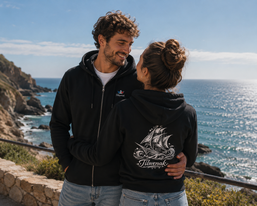 Sweat zippé écologique Tilwenak
