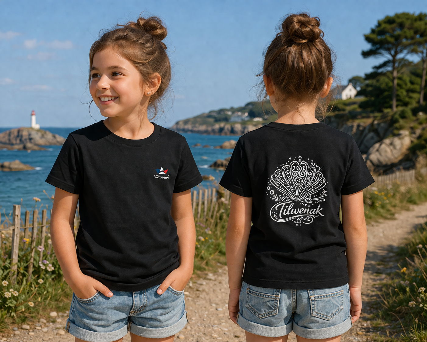 T-shirt enfant en coton bio Tilwenak