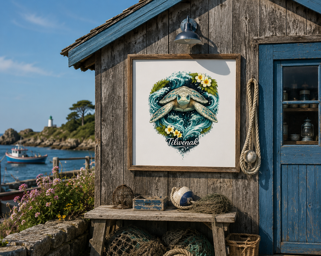 Affiche Tilwenak – Art marin et engagement responsable