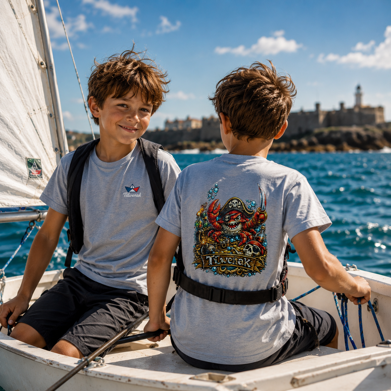 T-shirt Enfant Coton en Conversion Bio – Tilwenak
