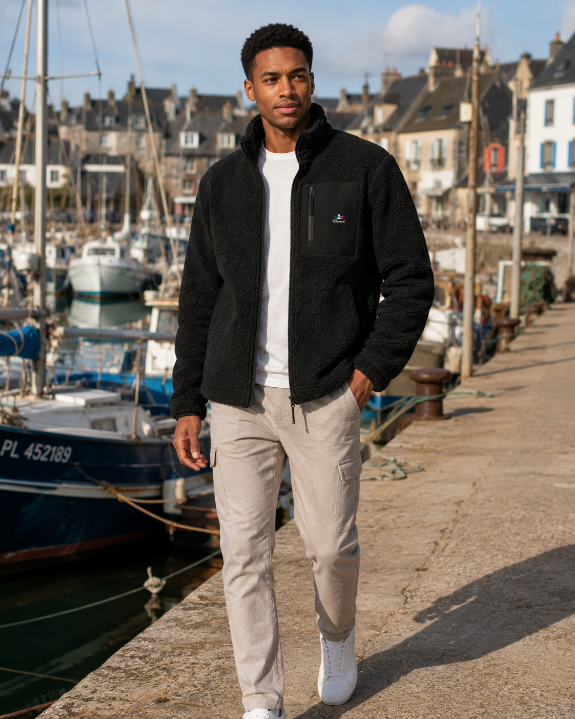 Veste Sherpa Unisexe Tilwenak – Chaleur & Esprit Marin