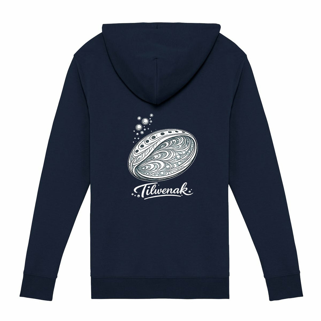 Sweat à capuche zippé écologique Tilwenak - dos_0