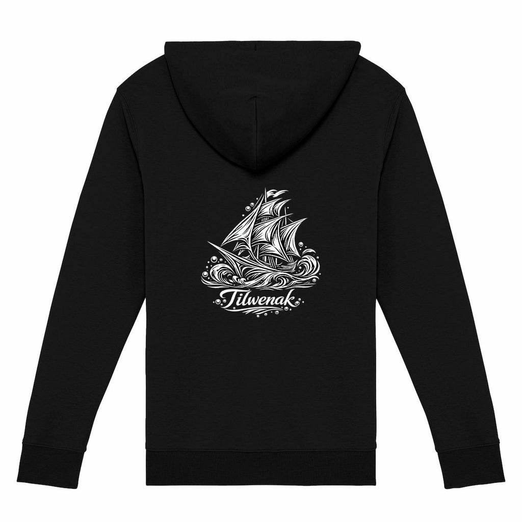 Sweat zippé écologique Tilwenak - dos_0