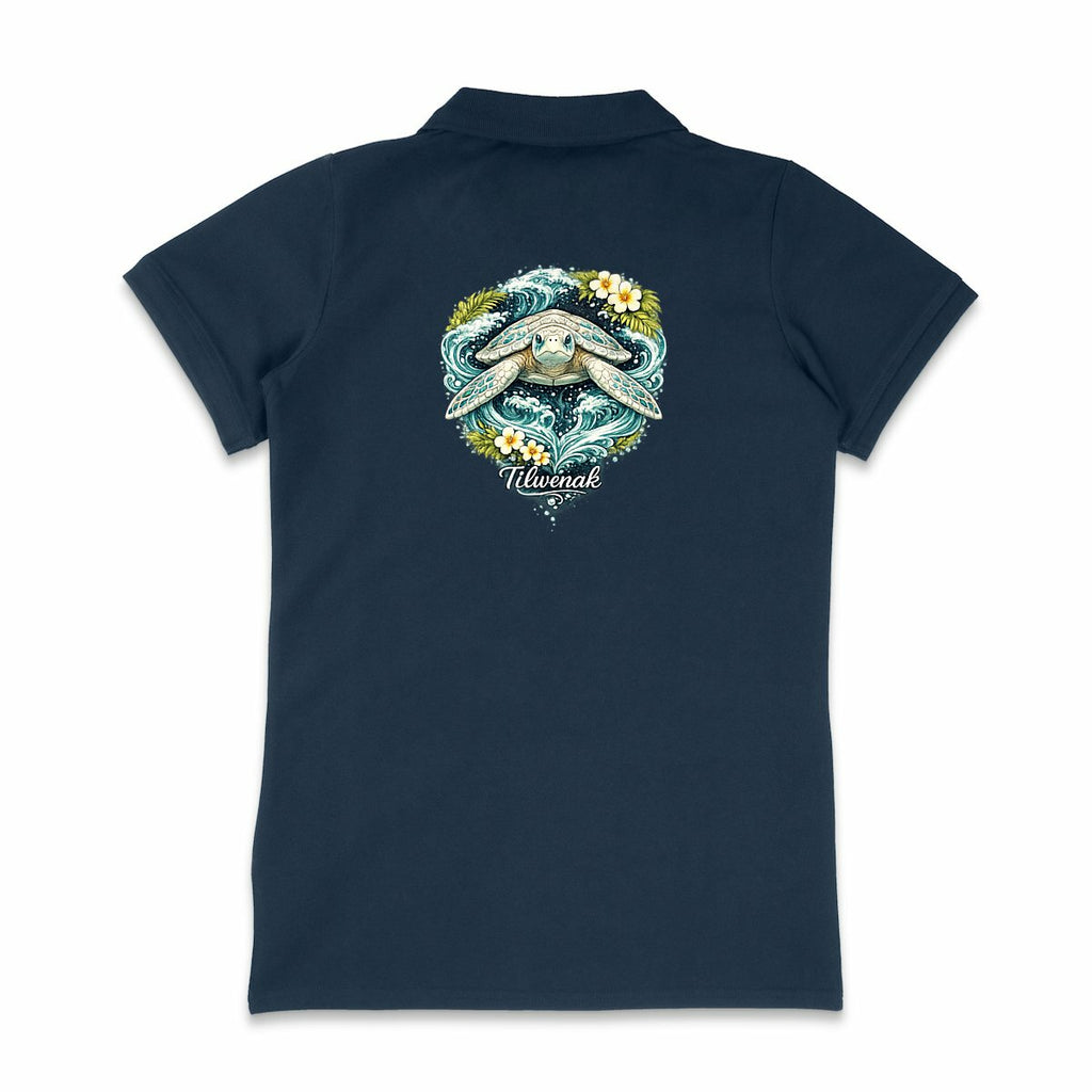 Polo Premium Femme Tilwenak – Inspiré par la mer - dos_1