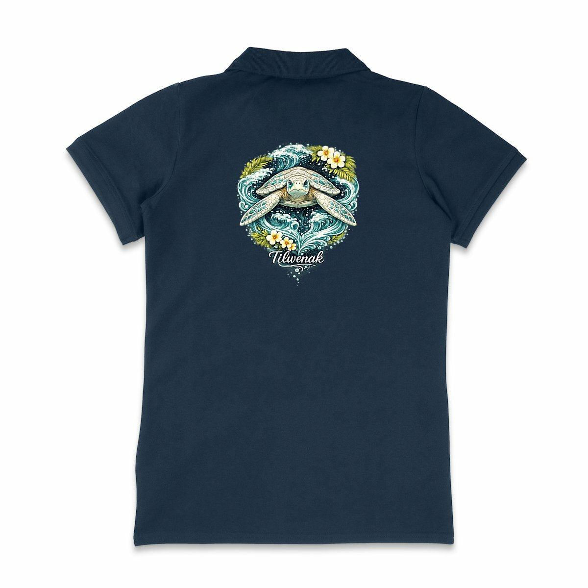Polo Premium Femme Tilwenak – Inspiré par la mer - dos_1