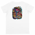 T-shirt enfant en coton bio en conversion Tilwenak - dos_blanc