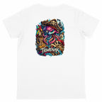 T-shirt enfant en coton bio en conversion Tilwenak - dos_blanc