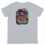 T-shirt enfant en coton bio en conversion Tilwenak - dos_gris