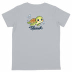 T-shirt enfant en coton bio Tilwenak - dos_gris
