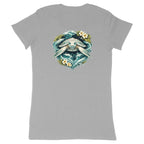 Tee-shirt femme Adulte Tilwenak – Tortue Océan Élégance - dos_gris