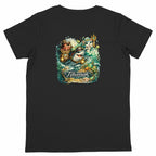 T-shirt enfant en coton bio Tilwenak - dos_noir