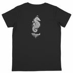 T-shirt enfant en coton bio Tilwenak - dos_noir