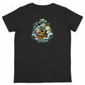 T-shirt enfant en coton bio Tilwenak - dos_noir