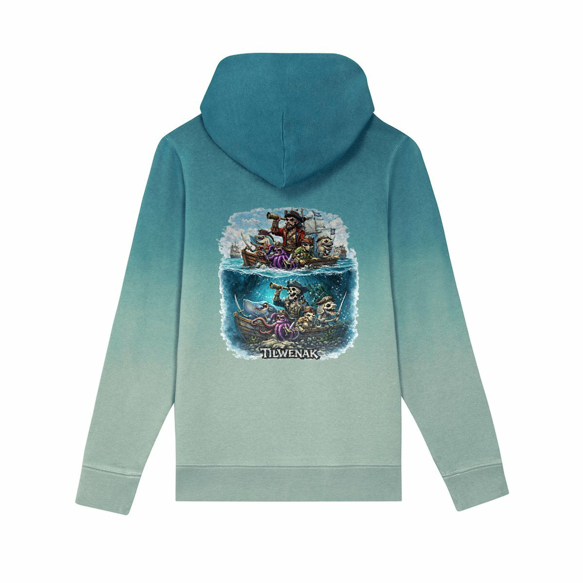 Sweat Enfant Dip Dye – Tilwenak - dos_vert