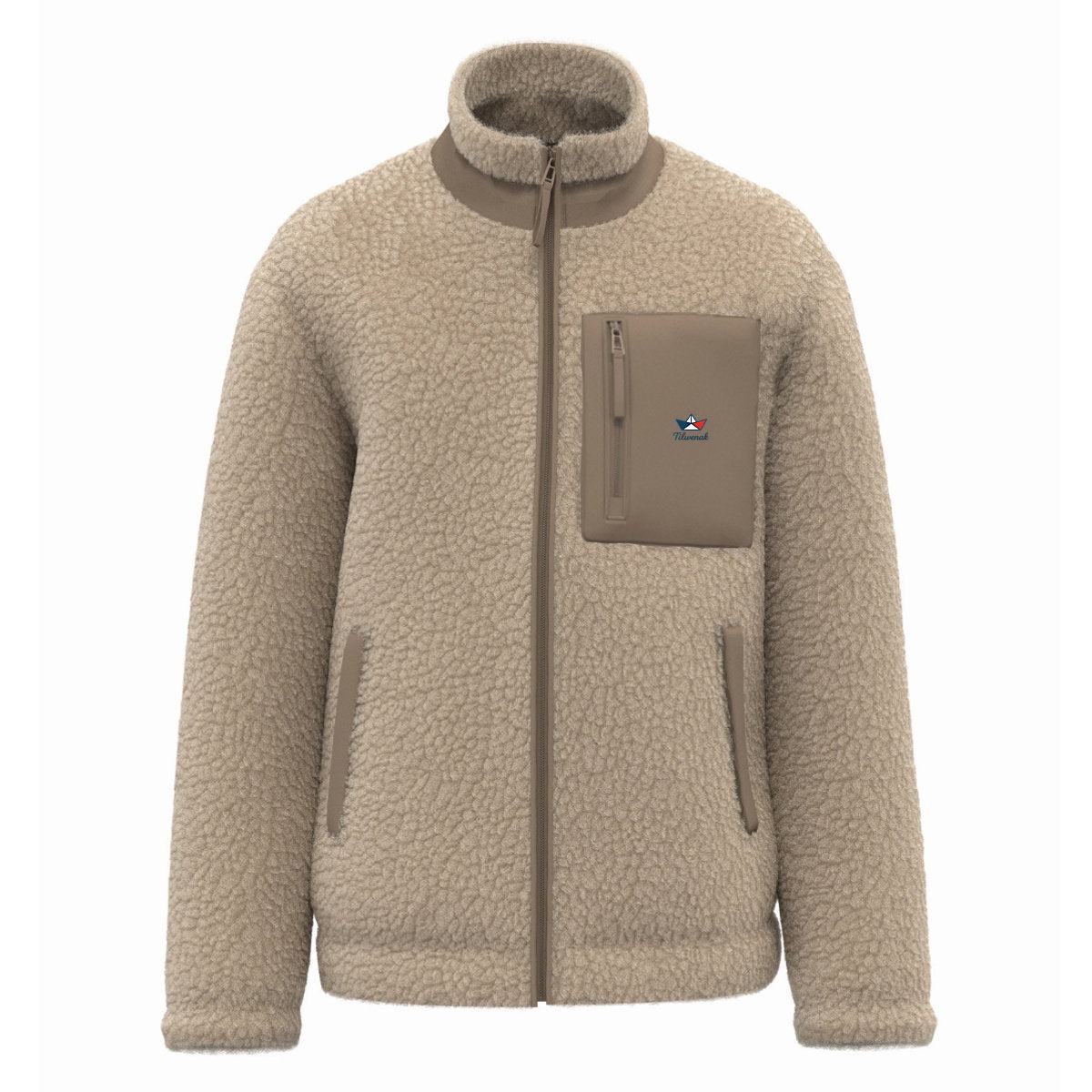 Veste Sherpa Unisexe Tilwenak – Chaleur & Esprit Marin - face_0