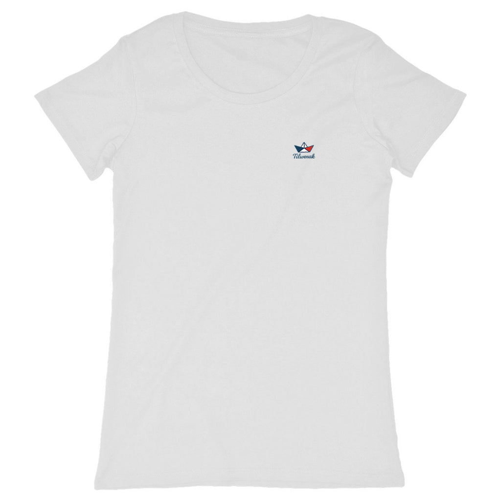 Tee-shirt femme Adulte Tilwenak – Tortue Océan Élégance - face_blanc