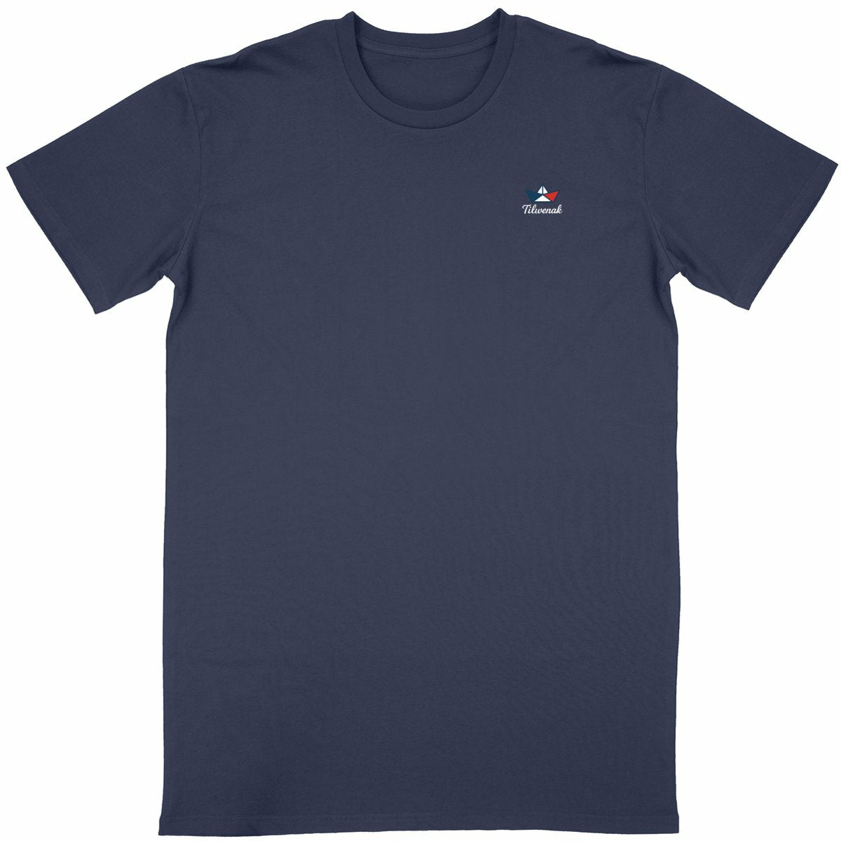 T-shirt Unisexe Coton en Conversion Bio – Tilwenak - face_bleumarine