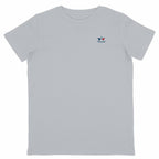 T-shirt enfant en coton bio Tilwenak - face_gris