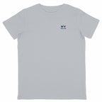T-shirt enfant en coton bio Tilwenak - face_gris
