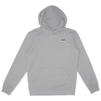 Sweat à capuche épais éco-responsable Tilwenak - face_gris