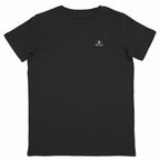 T-shirt enfant en coton bio Tilwenak - face_noir