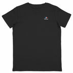 T-shirt enfant en coton bio Tilwenak - face_noir
