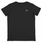T-shirt enfant en coton bio Tilwenak - face_noir
