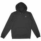 Sweat à capuche épais éco-responsable Tilwenak - face_noir