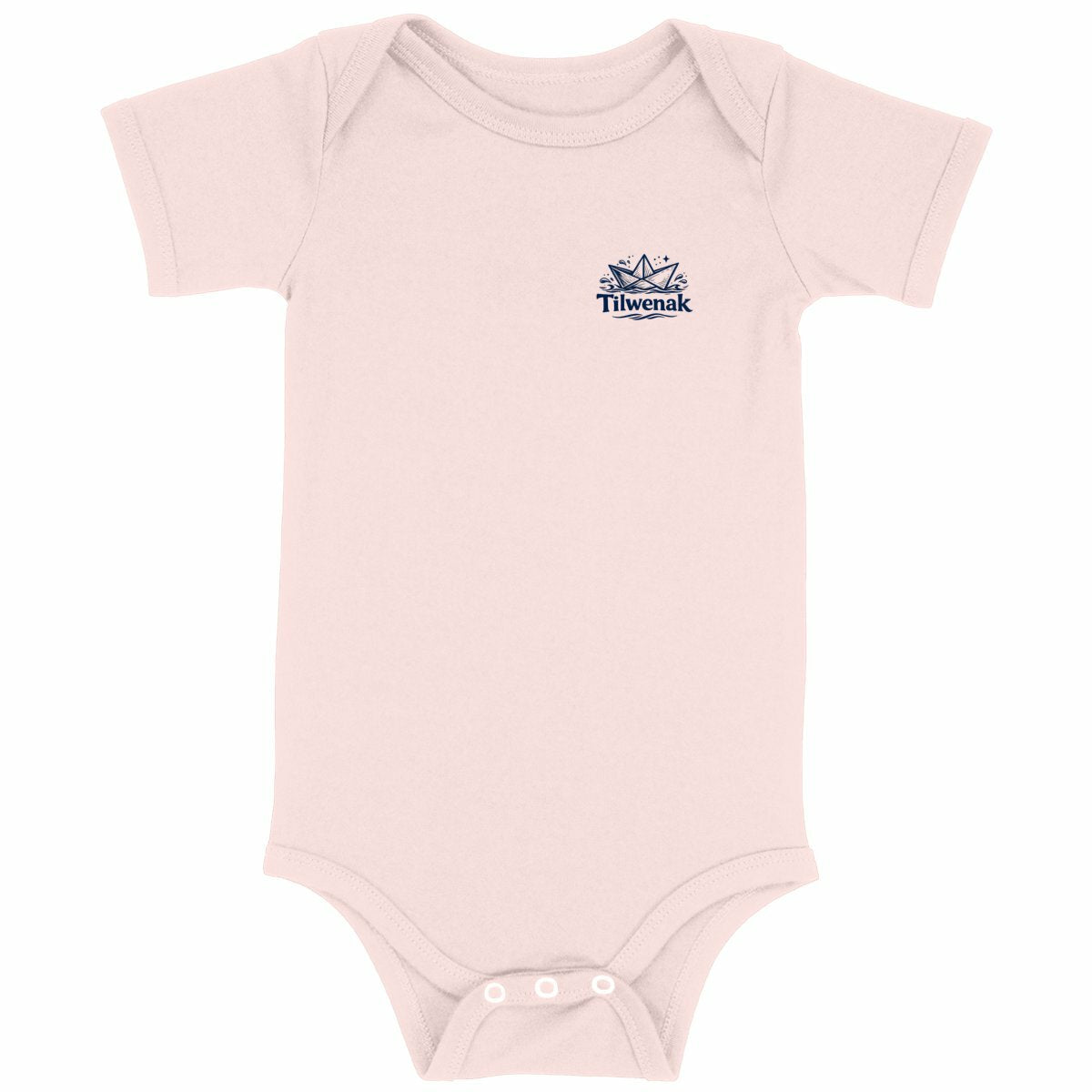 Body bébé en coton bio Tilwenak - face_rose
