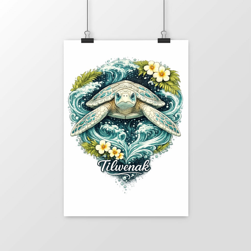 Affiche Tilwenak – Art marin et engagement responsable - portrait